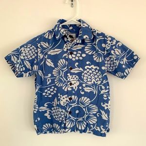 Boys Aloha Shirt by Kahala size 6-7